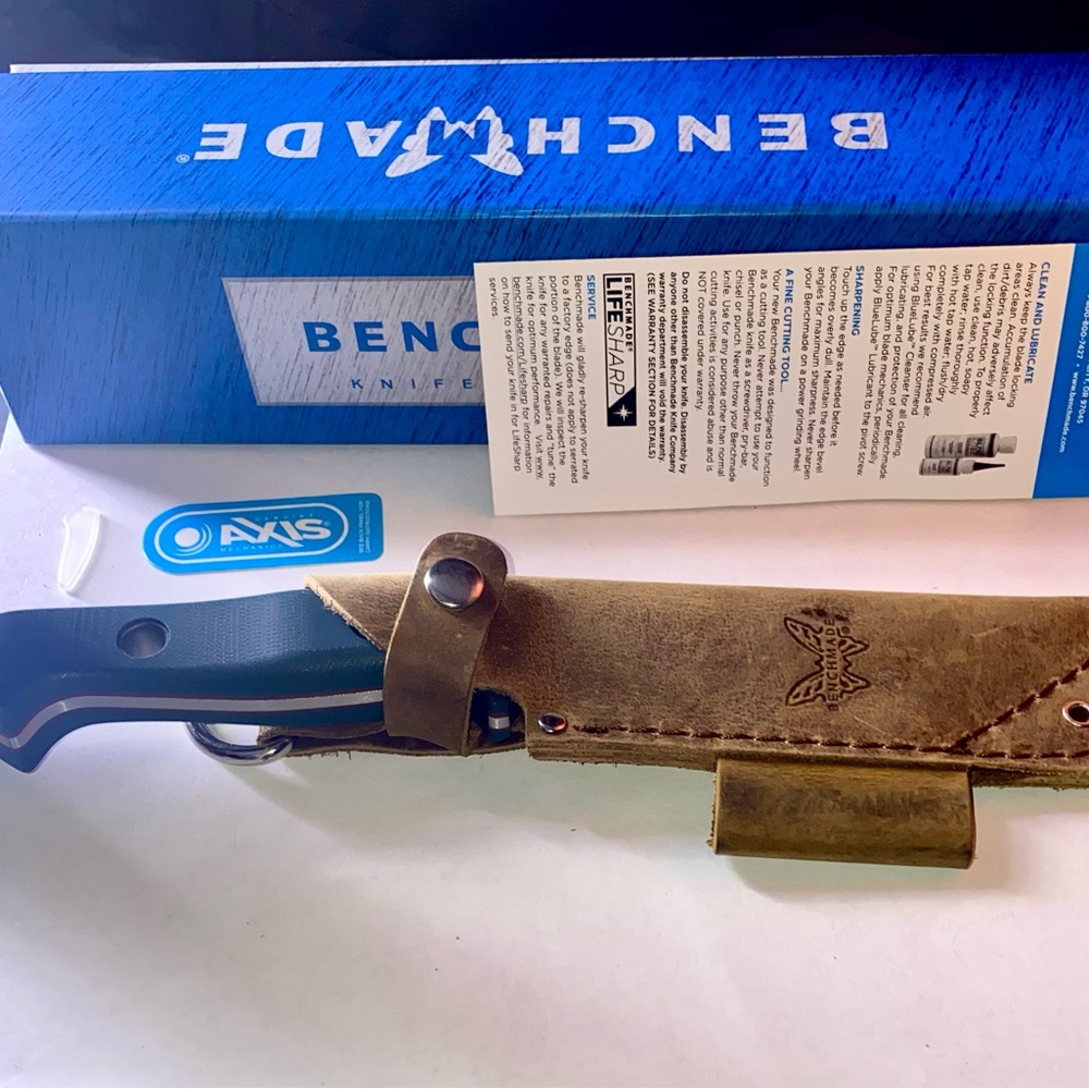 Bushcrafter fixed blade bush knife with leather sheath - Picture 9 of 9